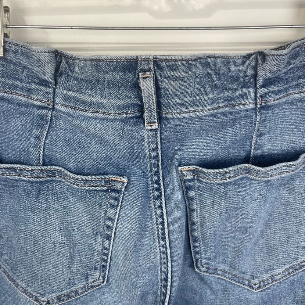 Hollister Ultra High-Rise Mom Jean Vintage Stretch Blue Denim Jeans 5R Women’s - Picture 3 of 11